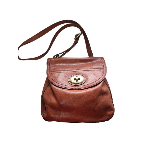 Fossil Carson Leather Flap Crossbody ZB5057 Organizer - Picture 1 of 7